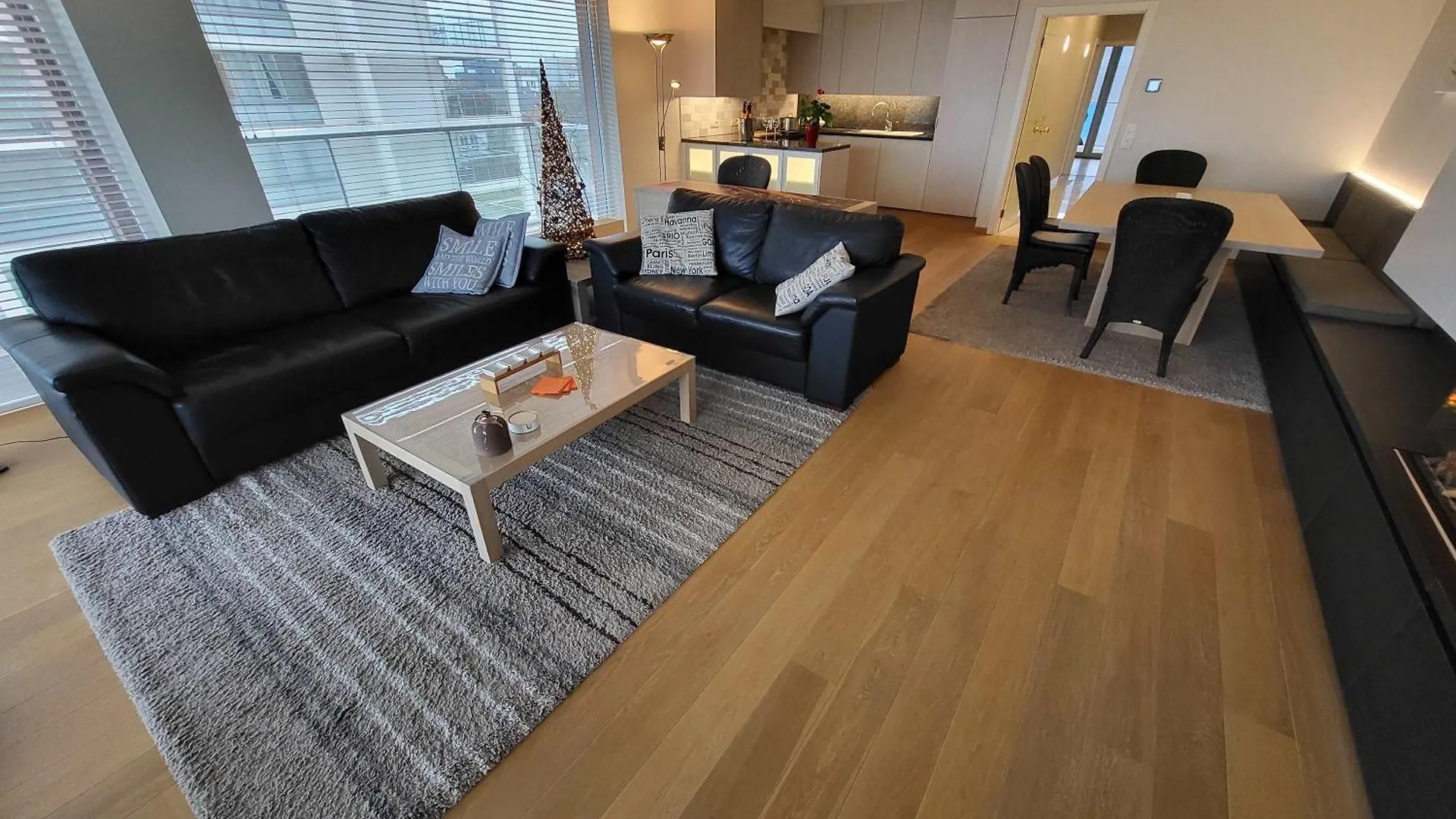 Spacious Apartment With Large Terrace & Parking In 奥斯滕德
